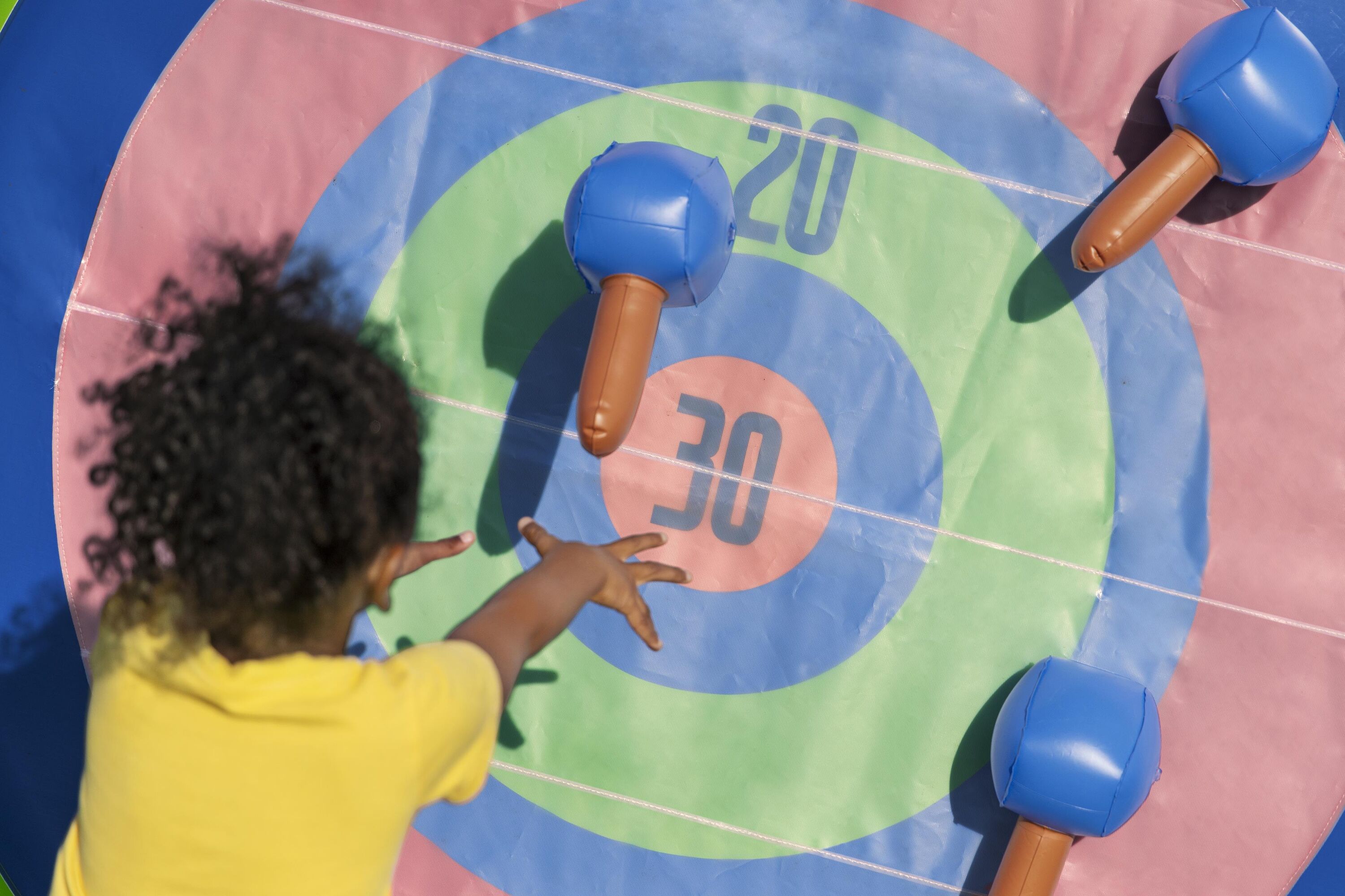 Bestway® Backyard Bullseye™ 2-in-1 Yard Game & Giant Dart Board 52823 - Colorland Toys