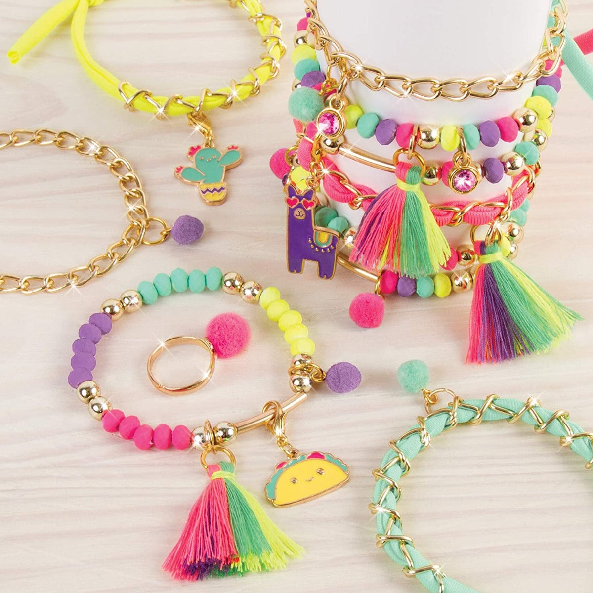 Make it Real Neo-Brite Chains and Charms 1313 - Colorland Toys