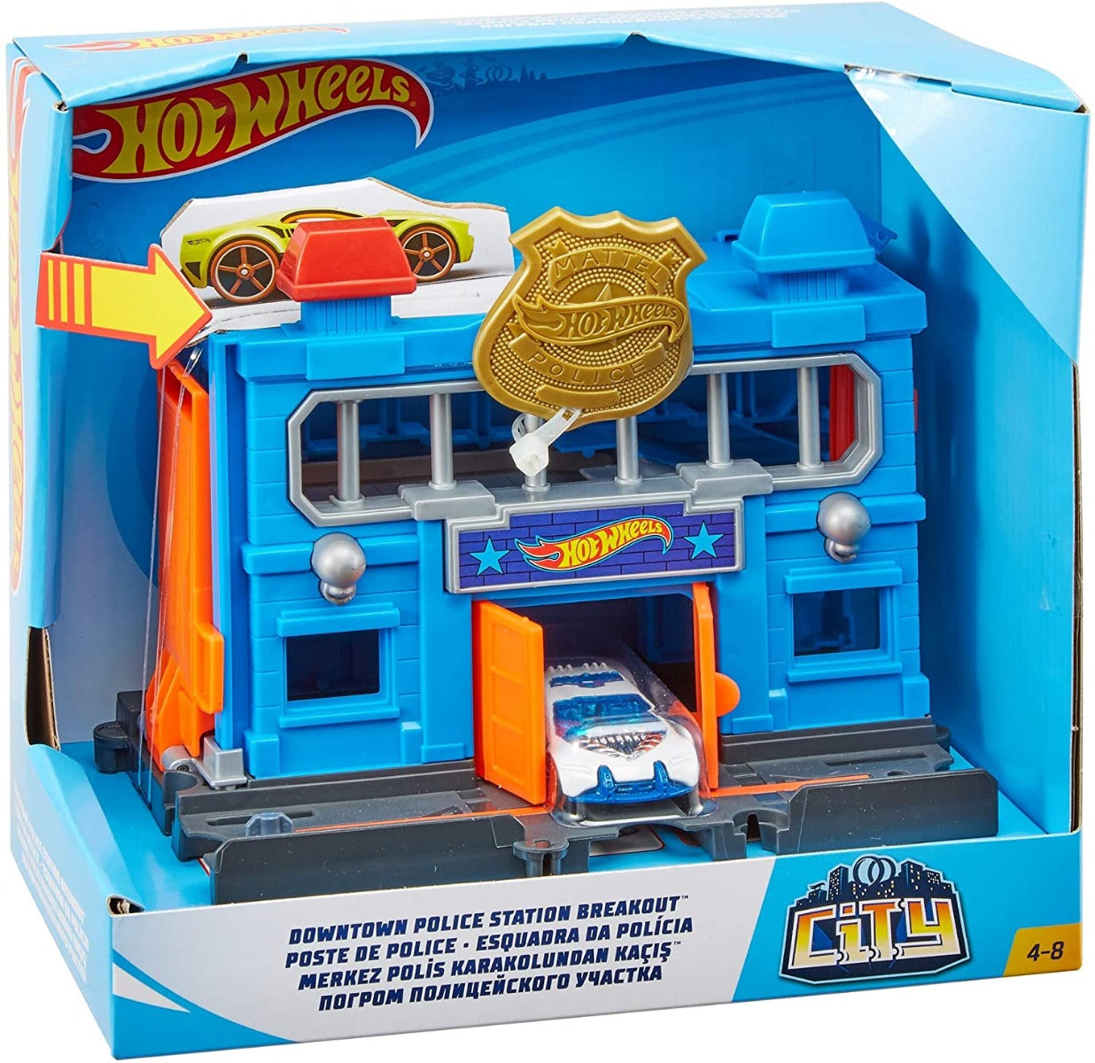 Hot Wheels City Downtown Police Station Breakout FRH28 - Colorland Toys