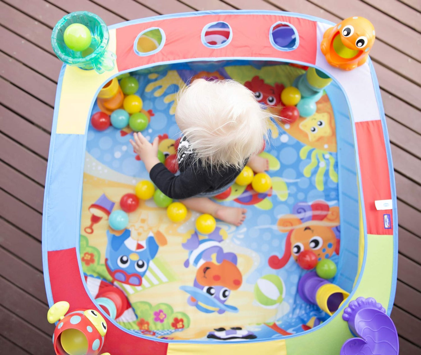 Playgro Pop and Drop Activity Ball Gym PG0186366 - Colorland Toys