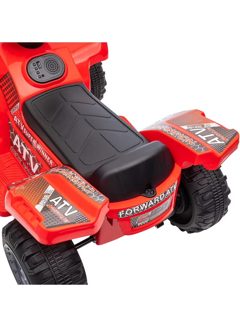 Kids Quad Bike Red 6V JC913