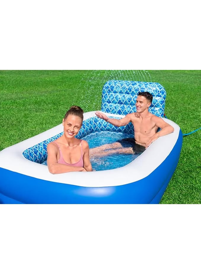 Bestway Family Pool Waterfall Oasis With Cooling Mister 229cm x 152cm x 96cm 54451