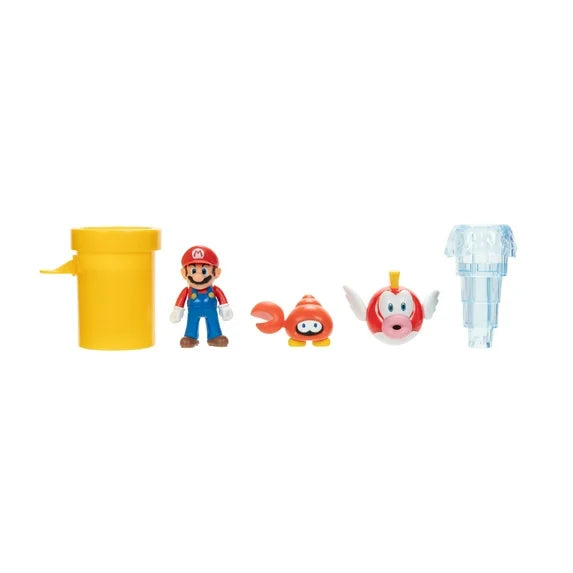Super Mario Bros Sparkling Waters Diorama Set 2.5inch 41365