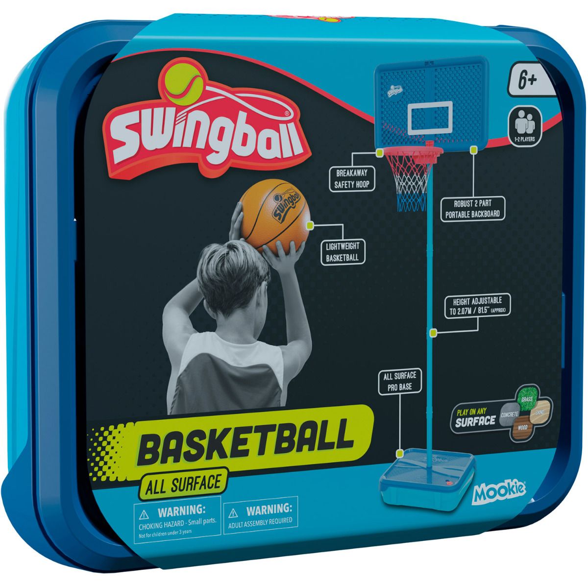 Swingball All Surface Basketball 1.5M Height - 7304 - Colorland Toys