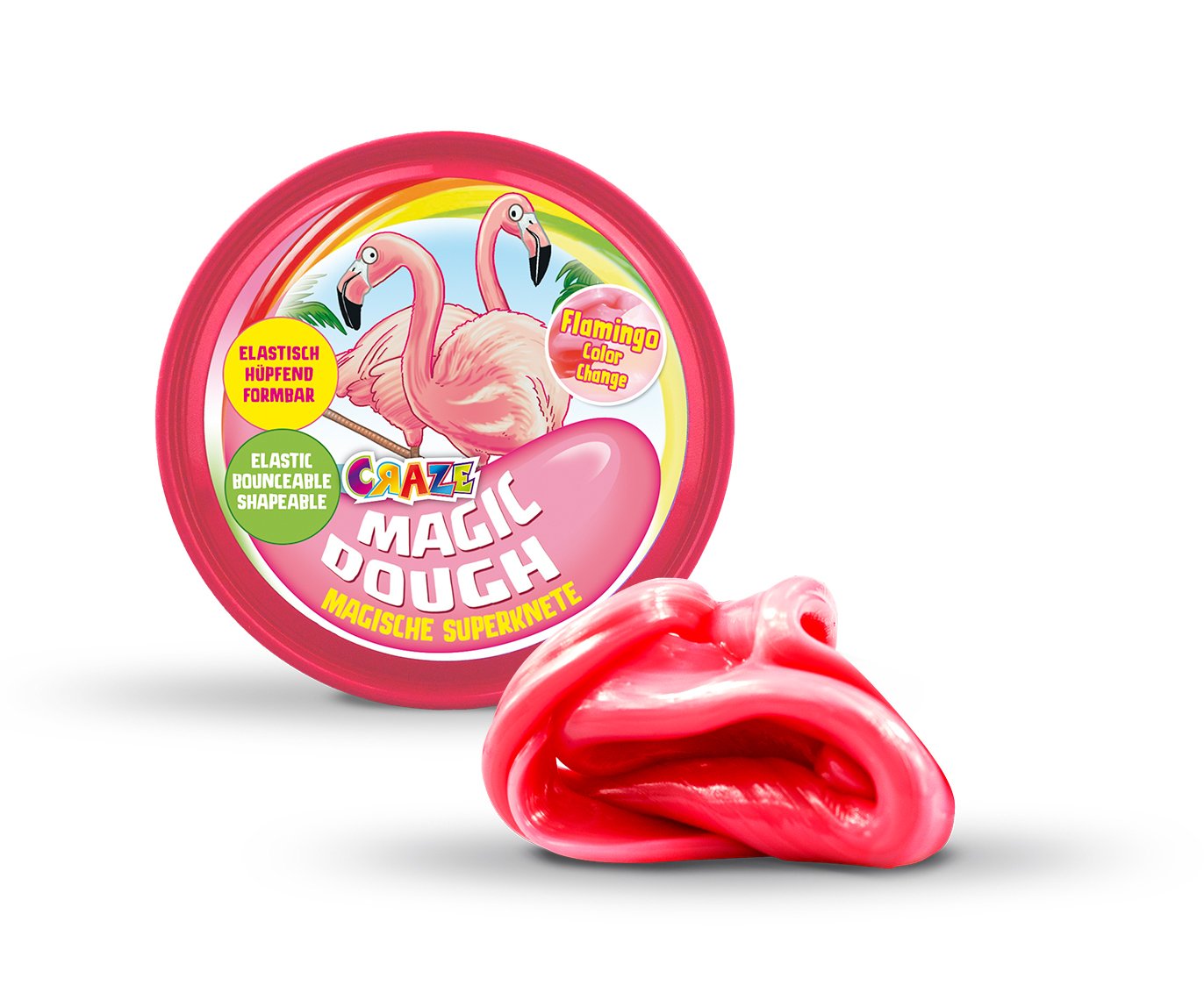 CRAZE Magic Dough Intelligent Super Clay Flamingo 12796 - Colorland Toys