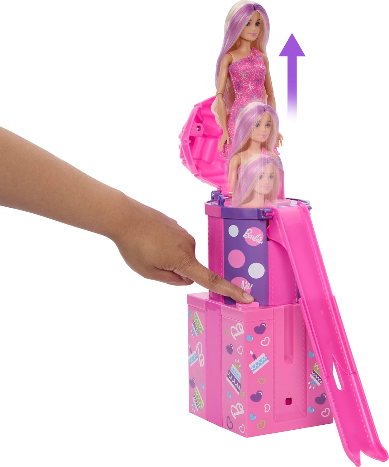 Barbie Party Unboxed Surprise And Slide JKF66 - Colorland Toys
