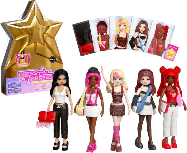 Phatmojo Dress To Impress - Mystery Small Doll Superstar-1 MF4103