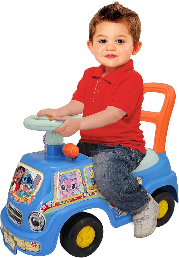 Kiddieland Lights N Sounds Stitch Adventure Ride On 64022