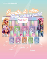 WOW Generation Pastel Nail Polish - Pack of 5 WOW00110