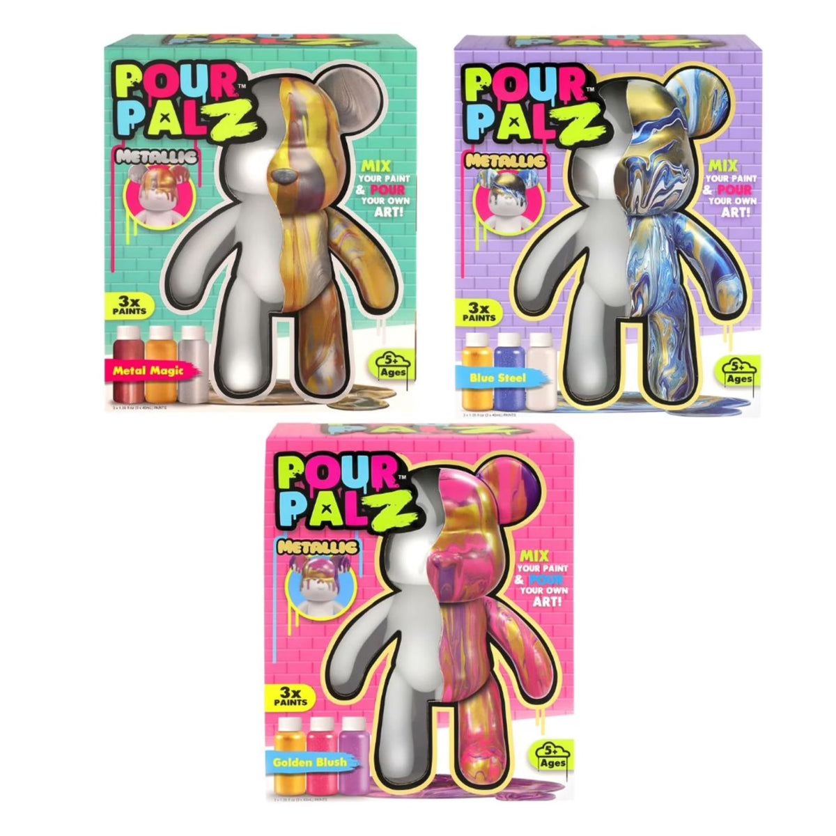 Pour Palz W3 Metallic Asstd. 40 ml GS-G25016 — image 1