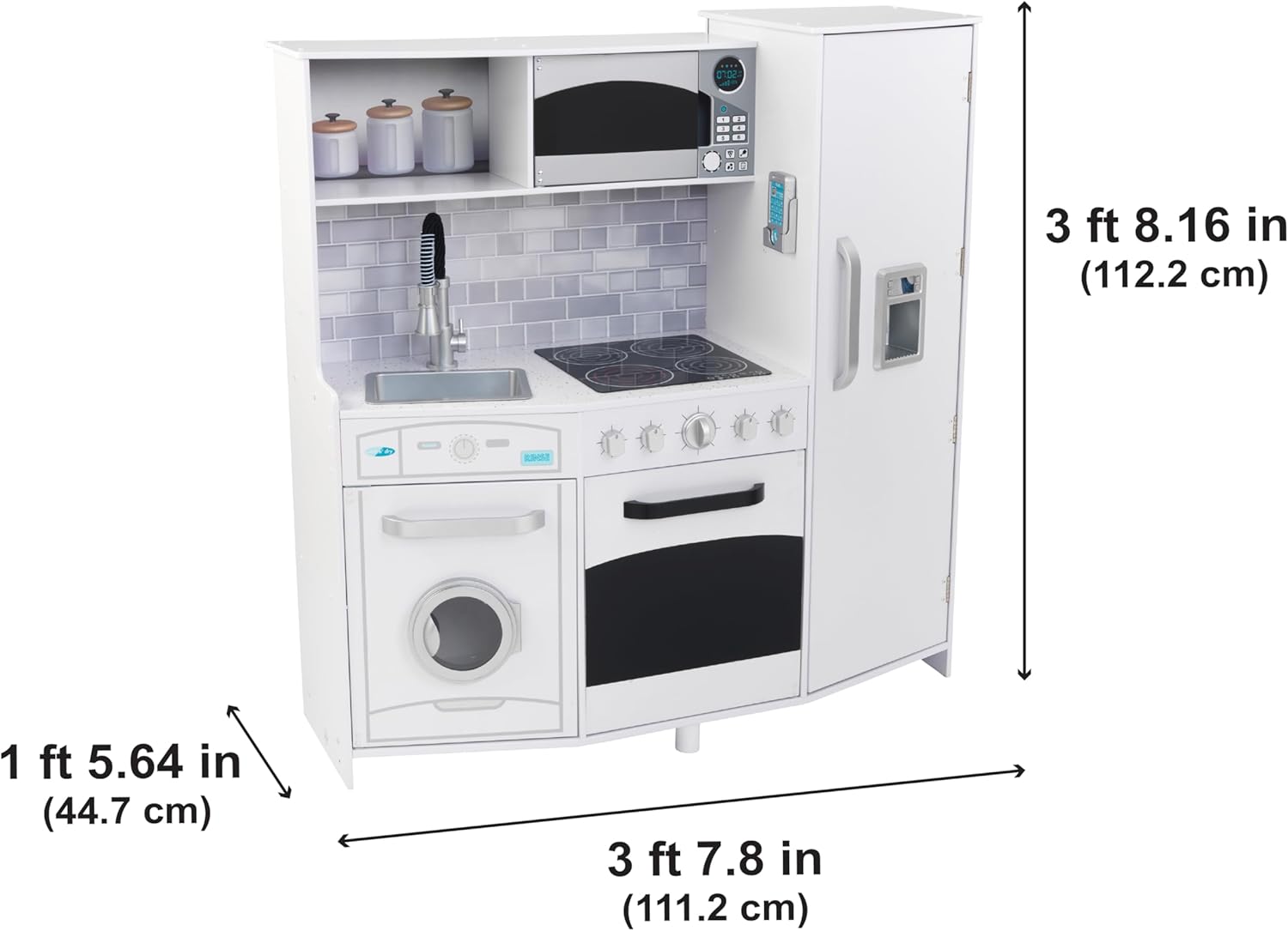 KidKraft Large Play Kitchen White - Colorland Toys