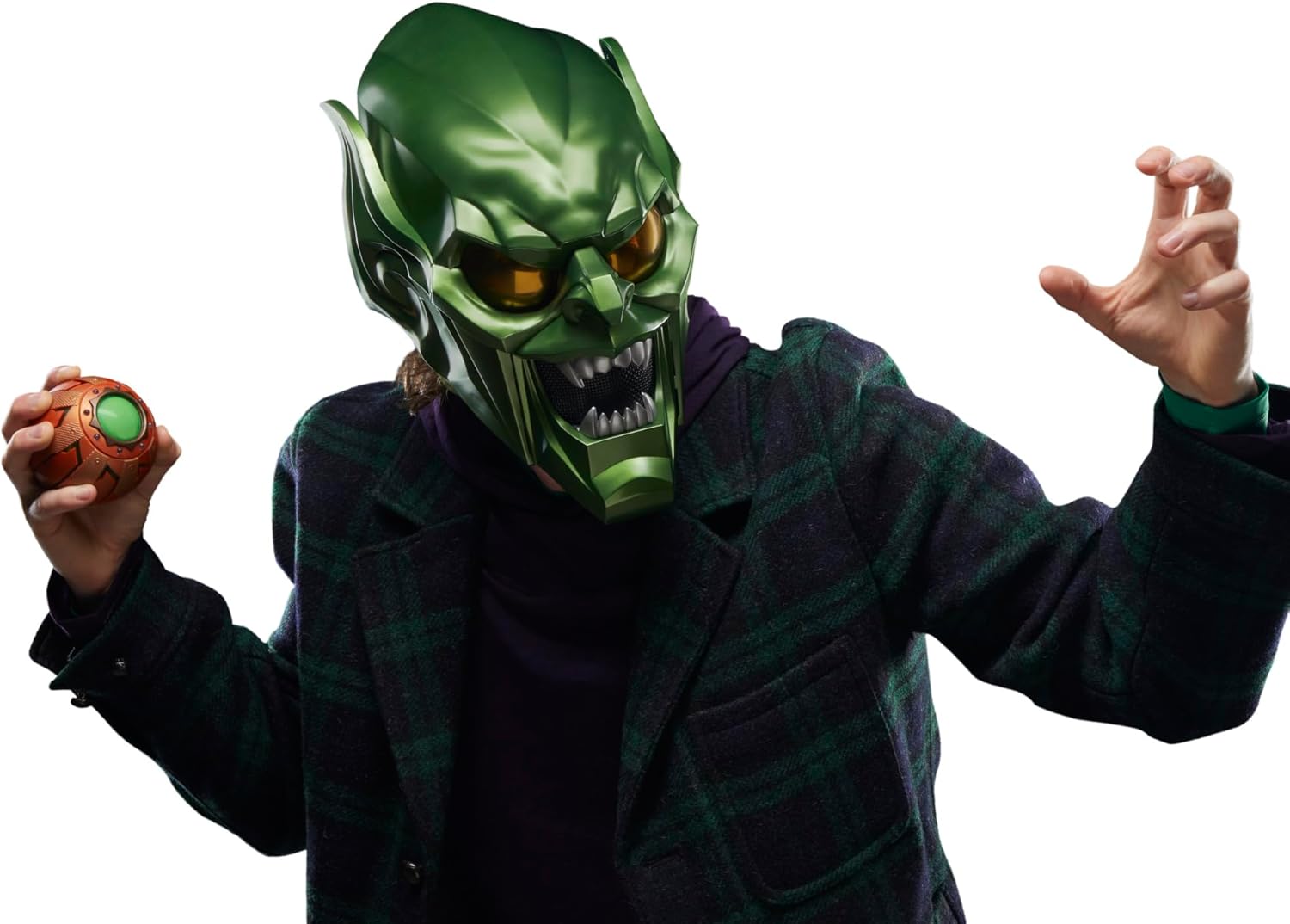 Marvel Spider-Man No Way Home Green Goblin Premium Roleplay Helmet F9111
