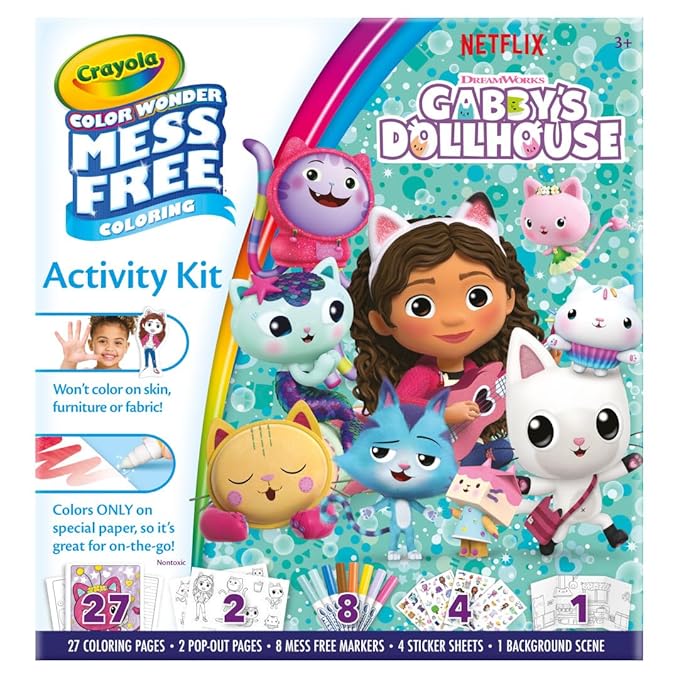 Crayola Color Wonder Set Gabby's Dollhouse CY75-2861 - Colorland Toys