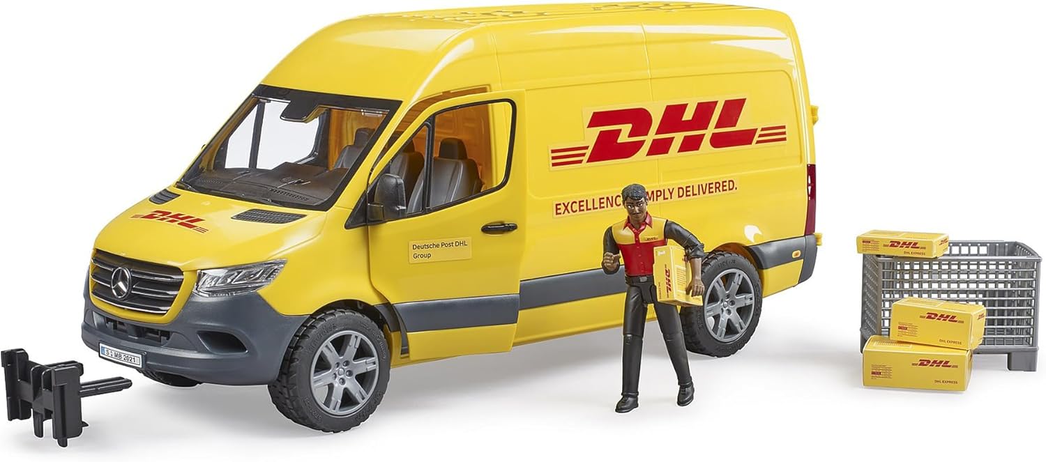 Bruder MB Sprinter DHL with Driver 02671 - Colorland Toys