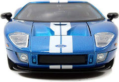 Jada Fast & Furious 2005 Ford GT Blue Metallic 1:24 253203013