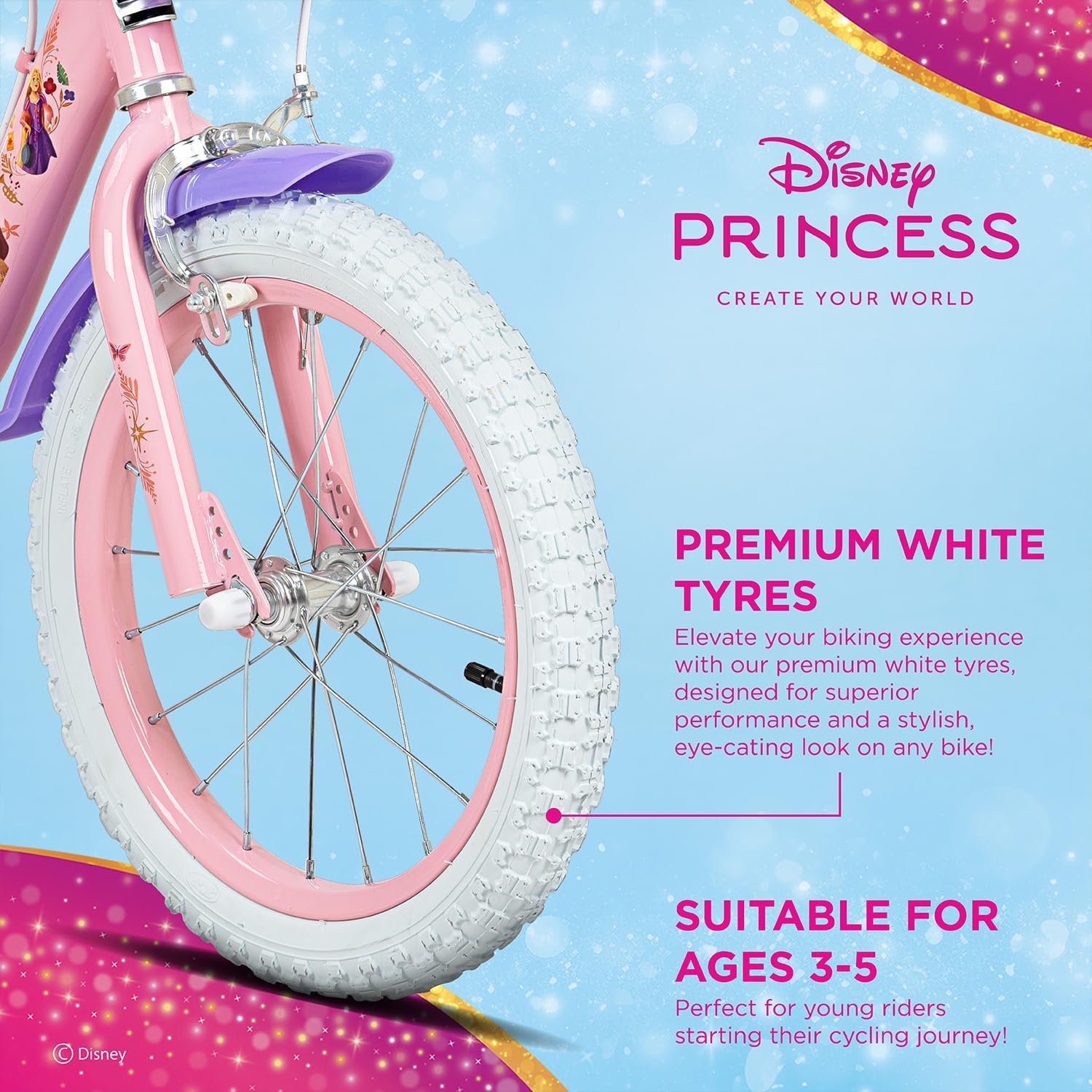 Spartan Bicycle 12 Disney Princess SP-3235 - Colorland Toys