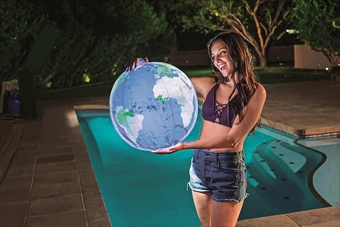 Bestway Earth Explorer Glow Beach Ball 61cm 31045
