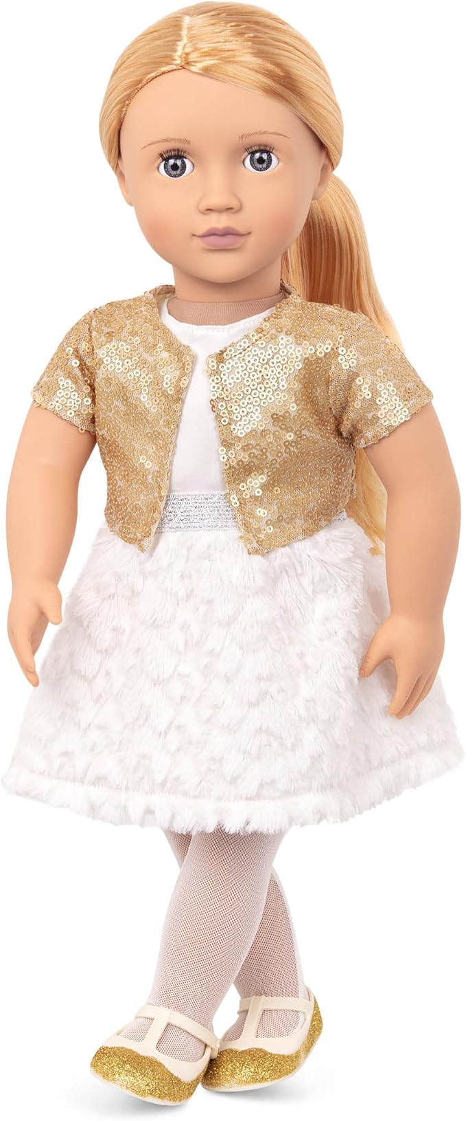 Our Generation Holiday Doll With Sequin Dress BD31717Z