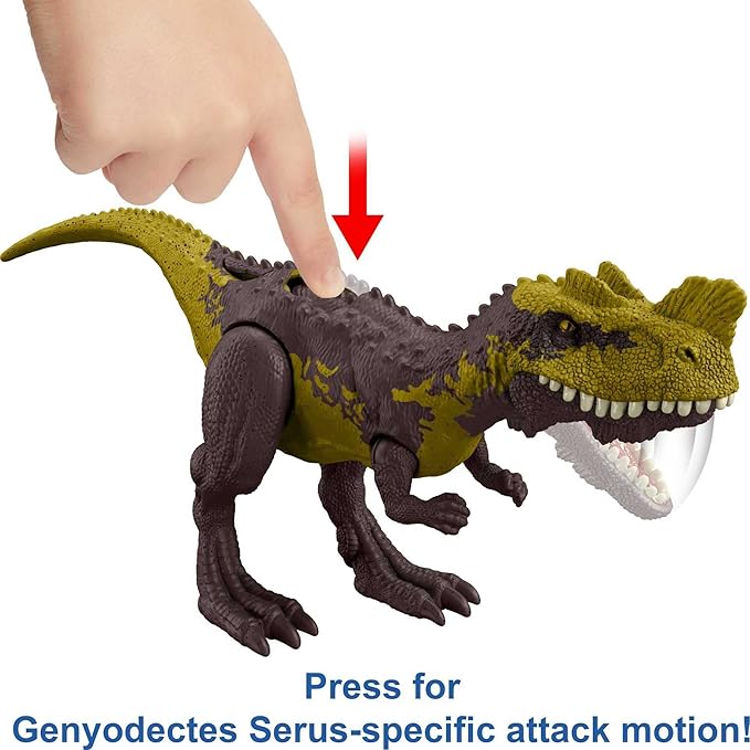 Jurassic World Dino Tracker Strike Attack Genyodectes Serus HLN65/HLN63