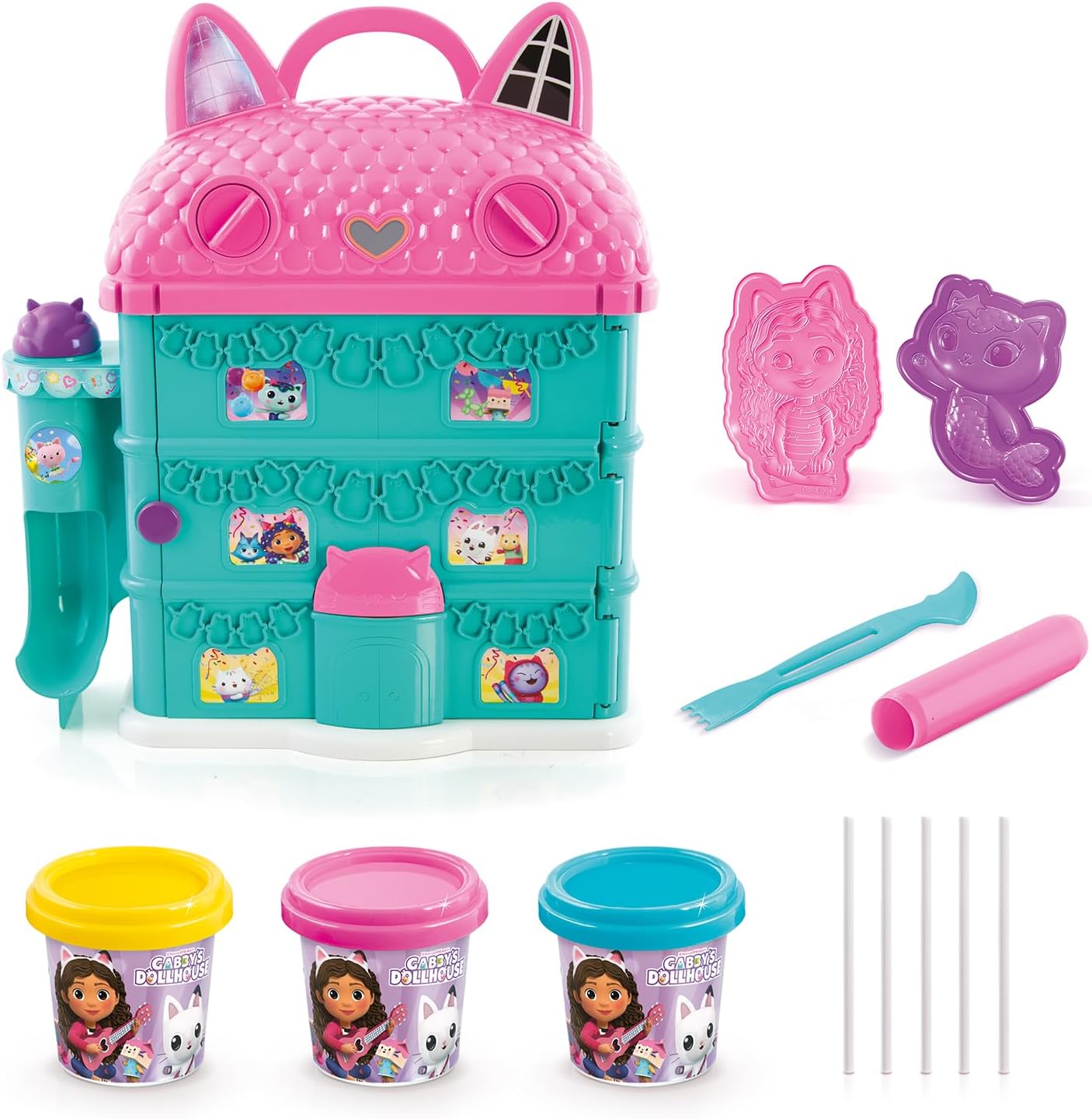 Gabby’s Magic House of Clay (GAB 023) – Creative Clay Playset for Kids - Colorland Toys