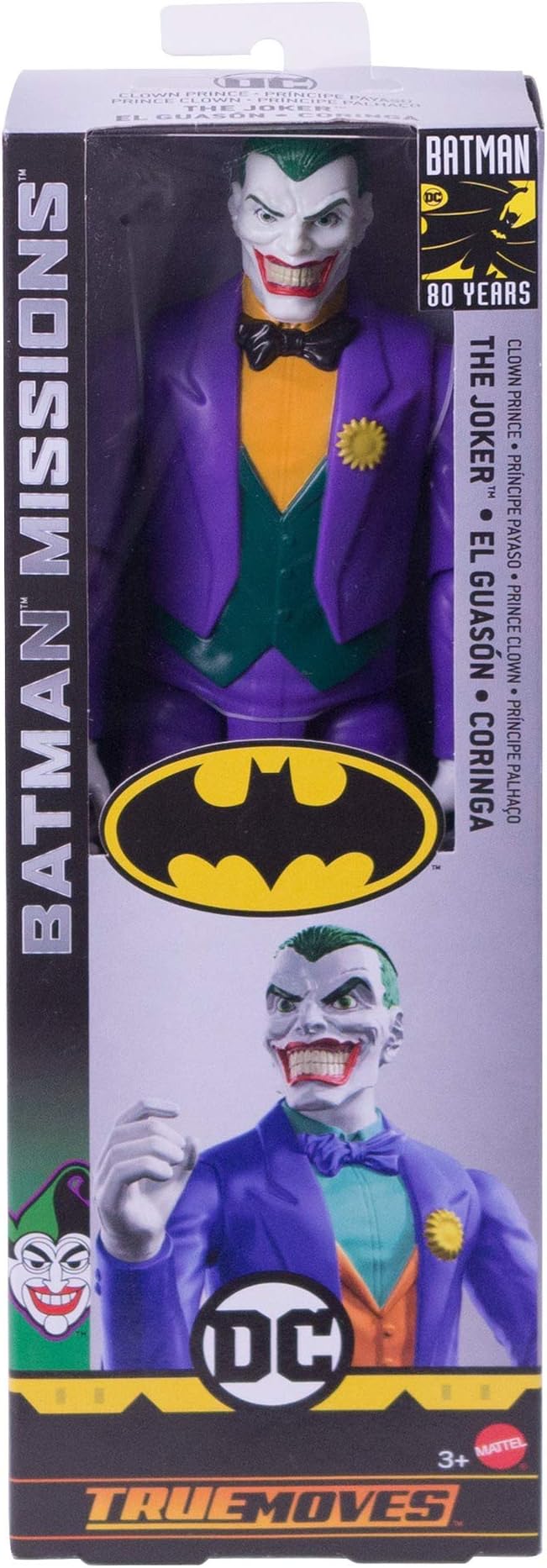 DC Comics Batman Missions The Joker Clown Prince Action Figure FVM69 - Colorland Toys
