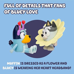 Bluey S13 Figure 2Pk Spring Time Bluey & Muffin 18913