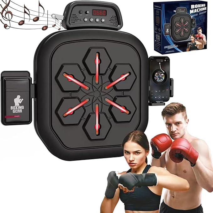 Boxing Machine Lights Up With Music Rhythm B4013