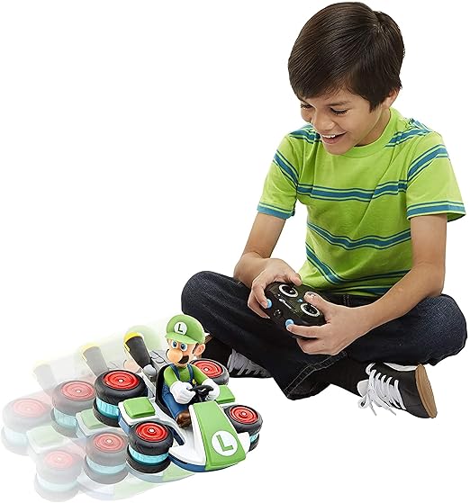 World of Nintendo Luigi Mini Anti-Gravity RC Racer 8988