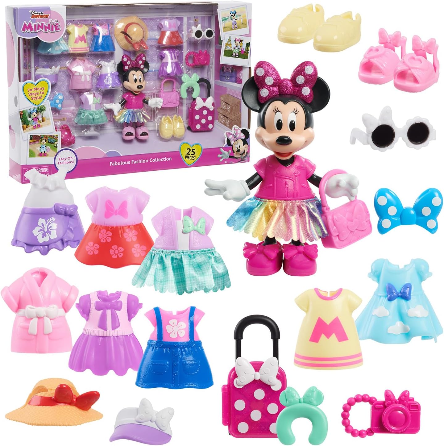 Disney Junior Minnie Glitter & Glam Pet Fashion Set 88189 - Colorland Toys