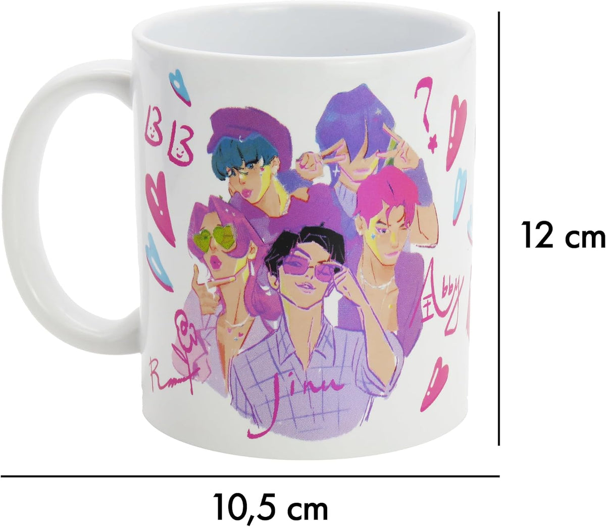 K-Pop Demon Hunters 11Oz White China Mug  Saja Boys 81008 — image 3