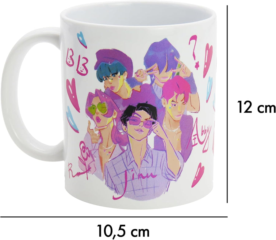 K-Pop Demon Hunters 11Oz White China Mug  Saja Boys 81008 — image 3