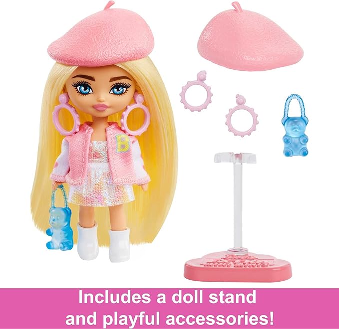 Barbie Extra Mini Minis Doll with Blonde Hair HLN48 - Colorland Toys