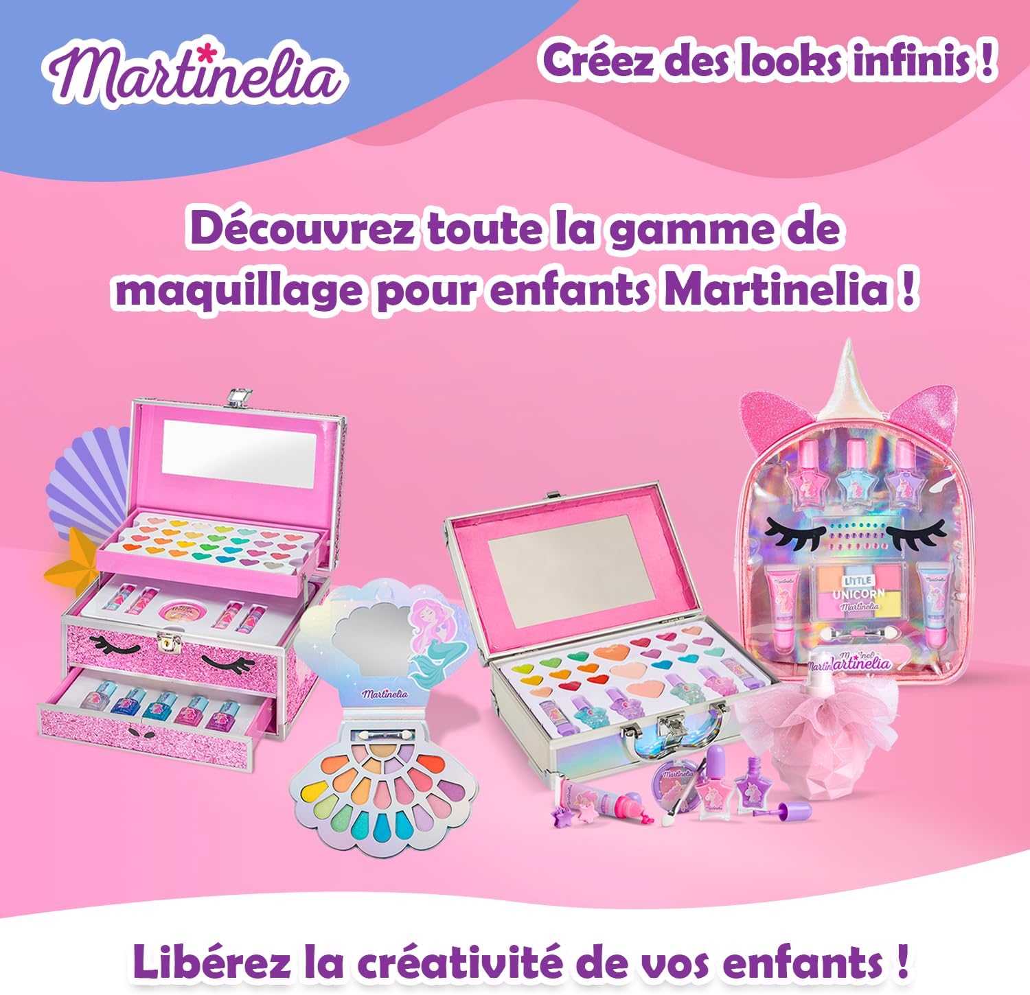 Martinelia Let's Be Mermaids Eyeshadow Palette 12056 - Colorland Toys
