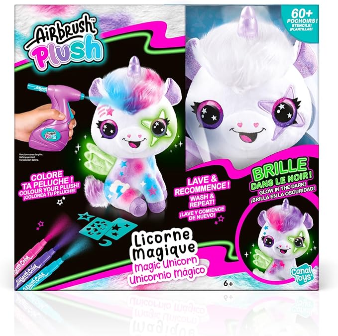 Airbrush Collector Glow In The Dark Plush