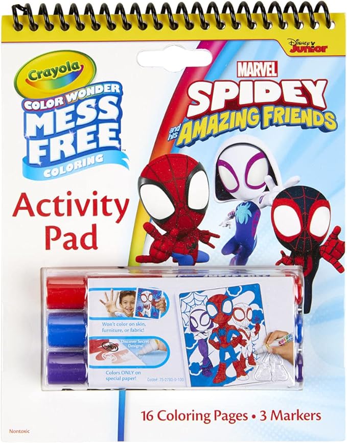 Crayola Spidey And Friends Color Wonder Activity Pad