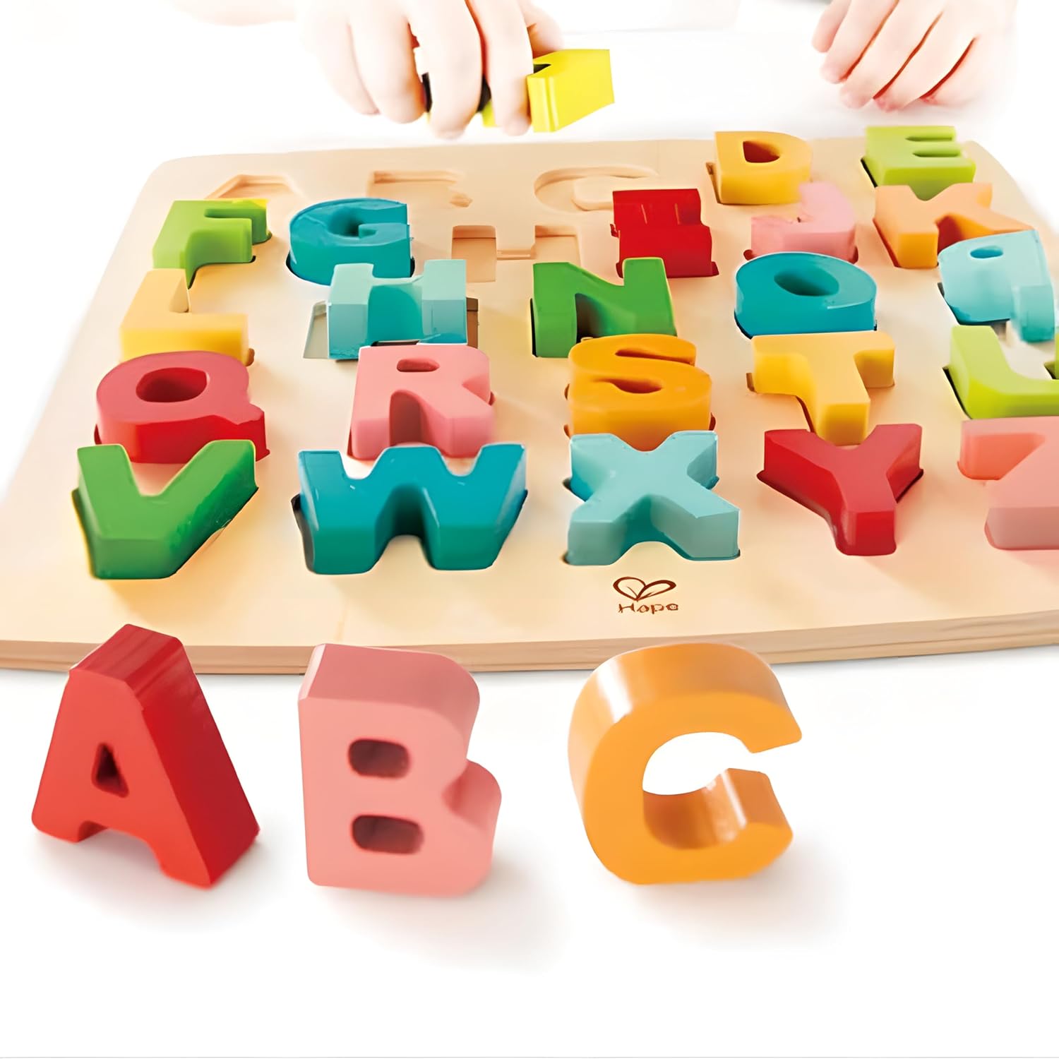 Hape Chunky Alphabet Puzzle E1551 - Colorland Toys