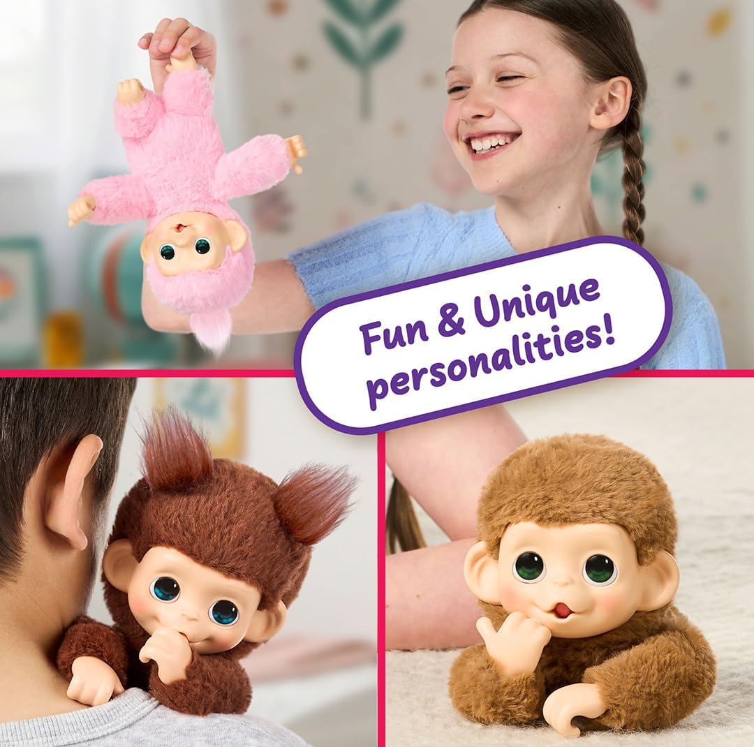 Little Live Pets My Baby S3 Mini Monkey Single Pack Chikki Cherri 26765 - Colorland Toys
