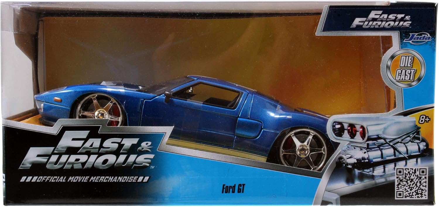 Jada Fast & Furious 2005 Ford GT Blue Metallic 1:24 253203013