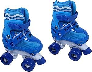 Top Gear Quad Skate Shoes 27-30 Blue TG-9008