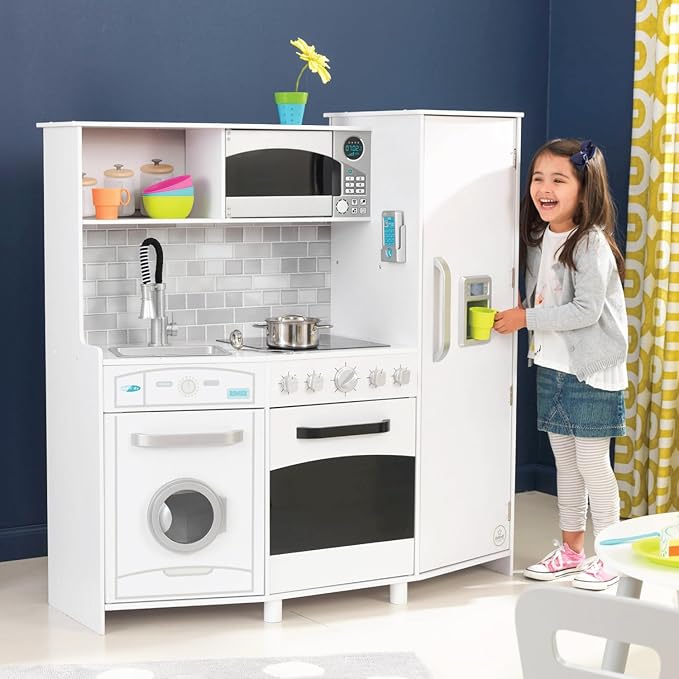 KidKraft Large Play Kitchen White - Colorland Toys