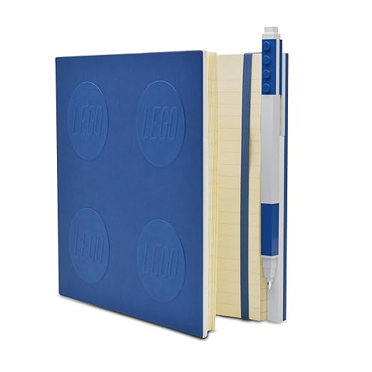 LEGO IQ Locking Notebook With Gel Pen Blue IQ-53562 - Colorland Toys