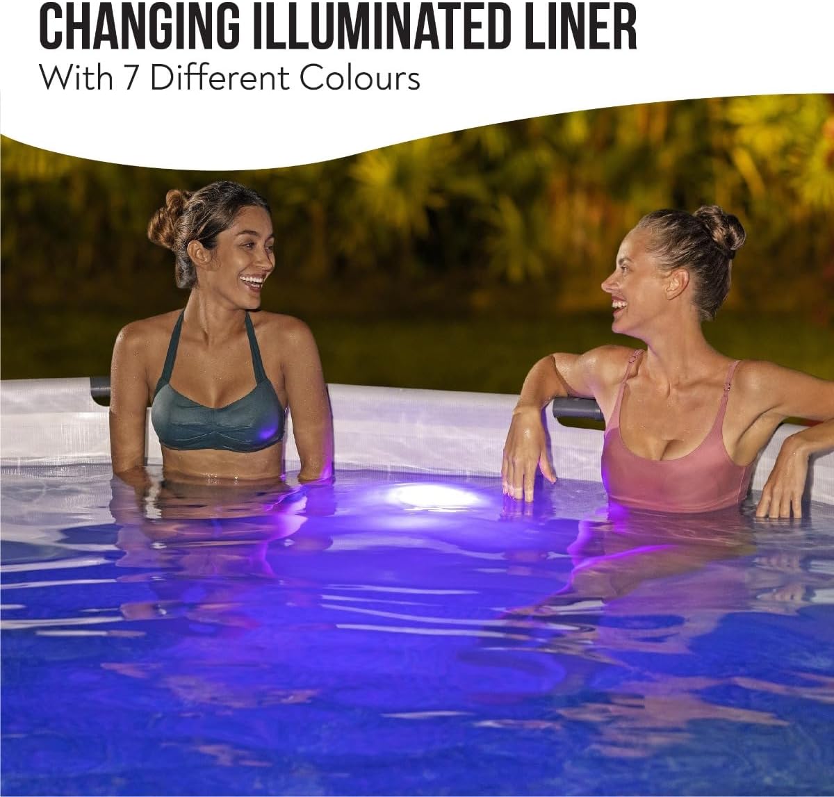 Bestway Steel Pro Max Led 15x42 Round Pool Set 4.57m x 1.07m 561GD