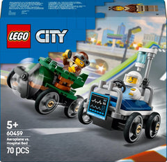LEGO Airplane VS Hospital Bed Race Car Pack 6526296/60459