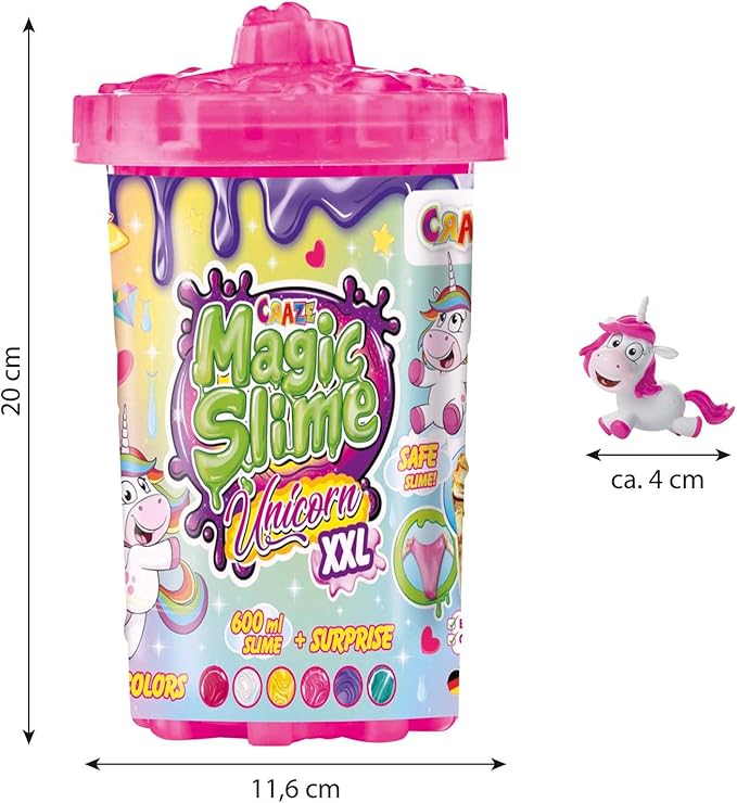 Craze Magic Slime Surprise Unicorn XXL 600ml 34392 - Colorland Toys