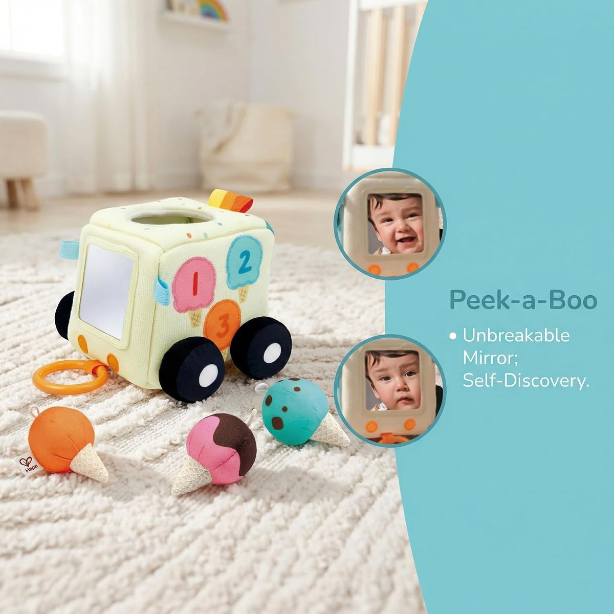Hape Sensory Scoop Ice Cream Truck E0075 — image 5