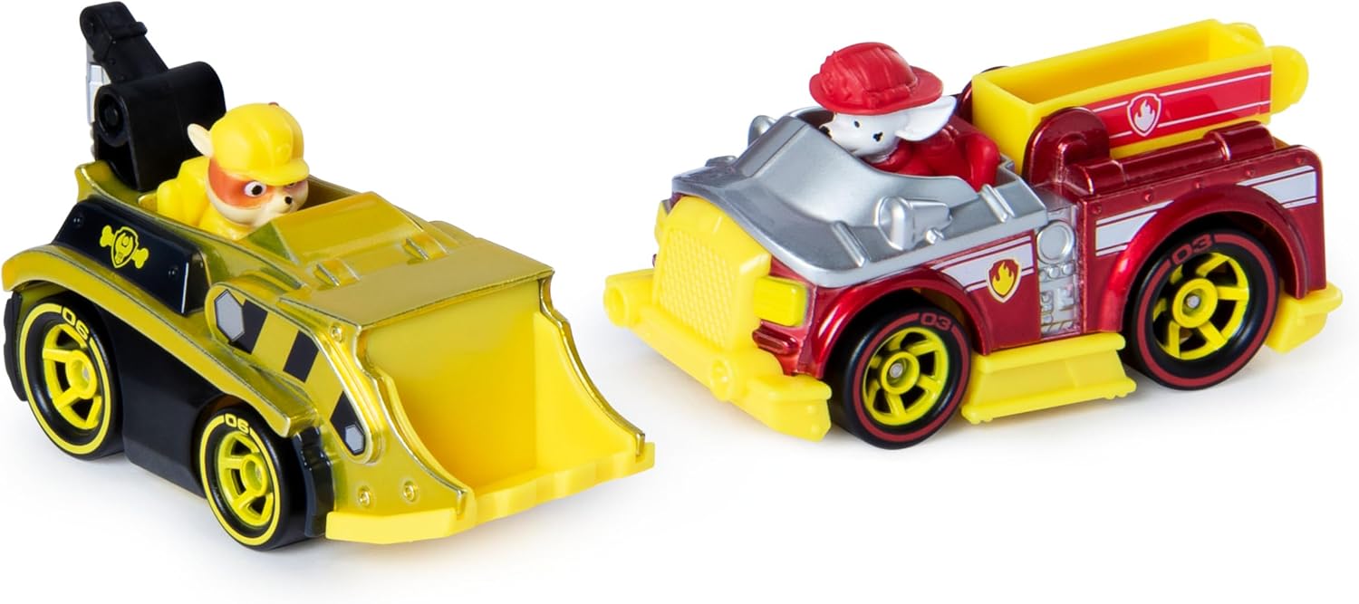 PAW Patrol True Metal Die-Cast Vehicle Gift Pack – 6 Collectible 1:55 Scale Vehicles | Model 6053362
