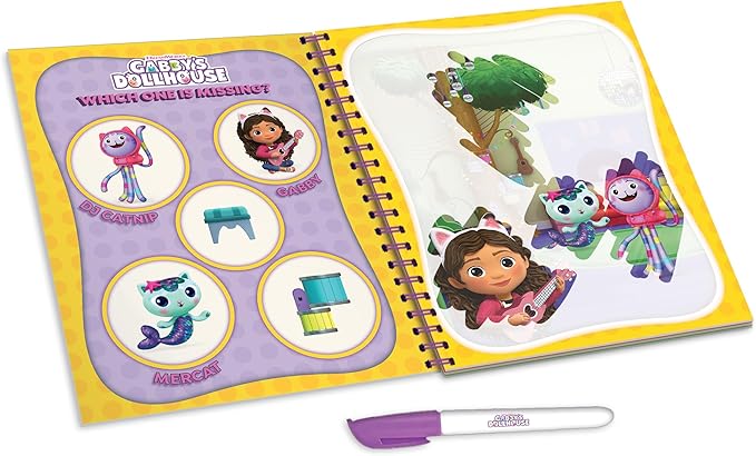 Lisciani Gabby's Dollhouse Sketchbook Gabdorable Waterbook 13010 - Colorland Toys