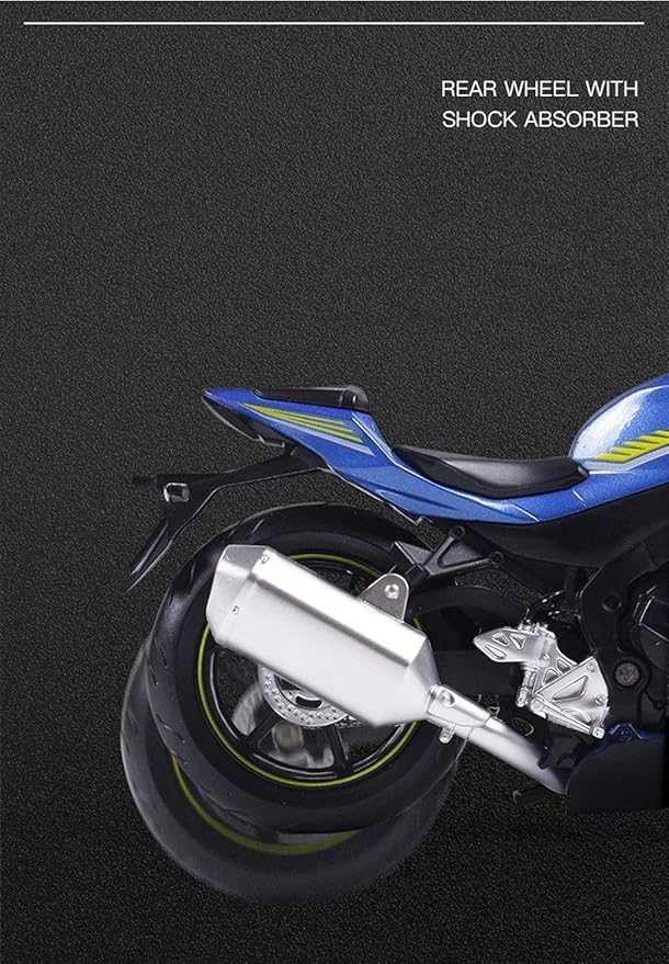 MSZ Suzuki Motorcycle Diecast GSX-R1000 1:12 68489A - Colorland Toys
