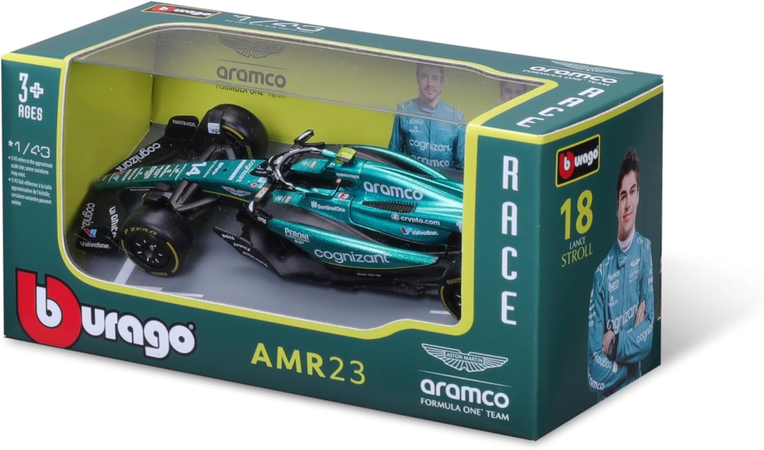 RW Aston Martin Aramco Formula One RC Car 1:14 Scale 39114 - Colorland Toys