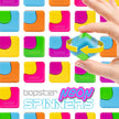 Bopster Fidget Cube Spinner 3pc & Spin Ball 3pc – Assorted Bundle (6pc)